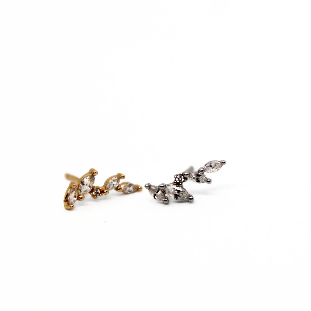 Gold Davenport Studs