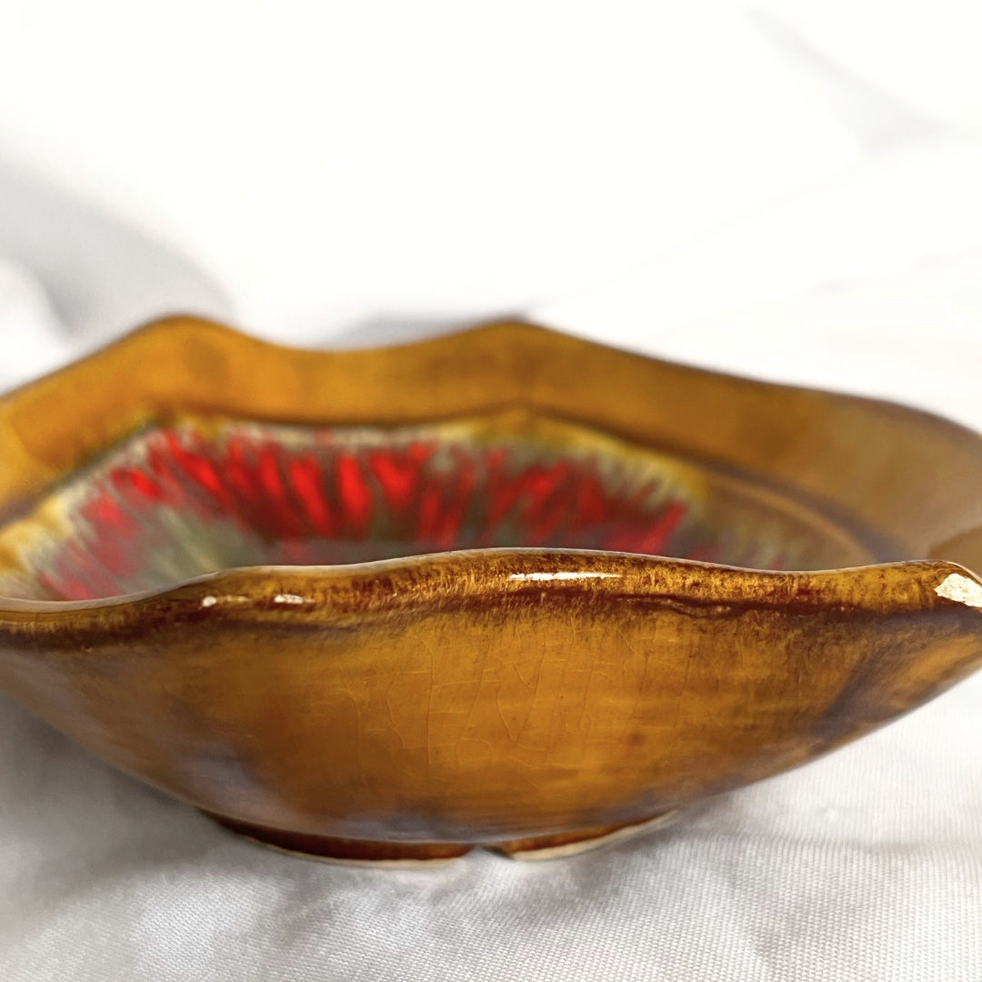 MCM Drip Glaze Dish