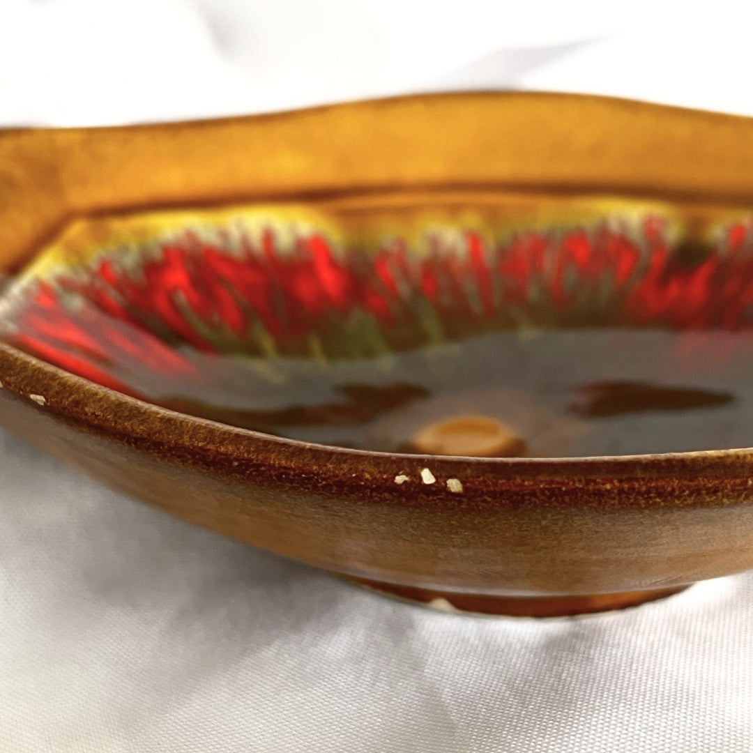 MCM Drip Glaze Dish