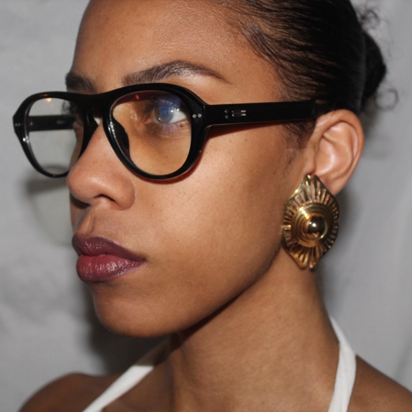 Golden Sunburst Earrings
