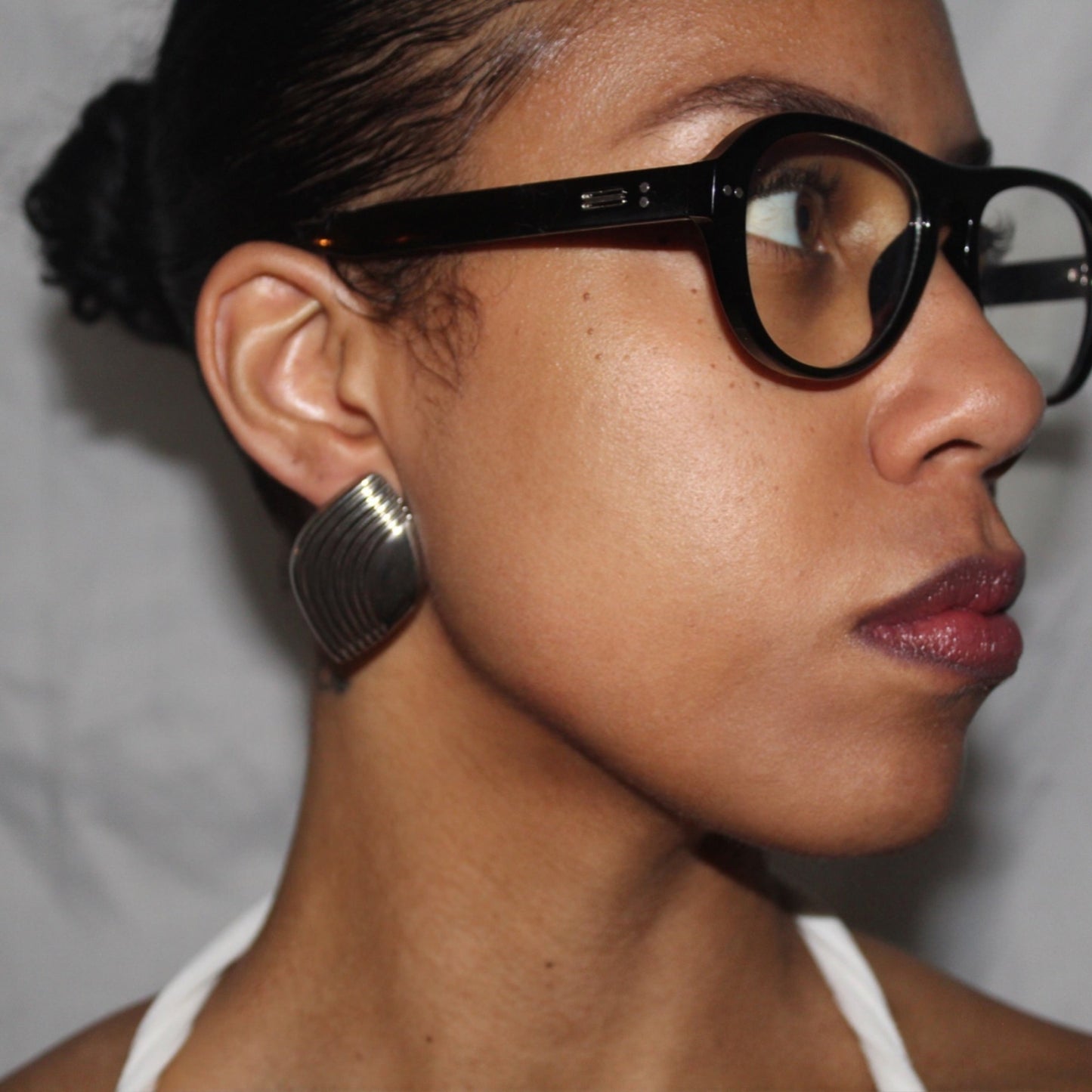Mod Metal Wave Earrings