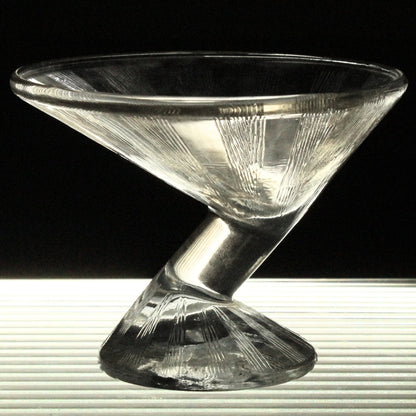 Abstract La Rochère Martini Glasses