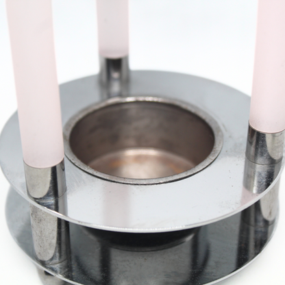 Pink Lucite Tea Light Holder