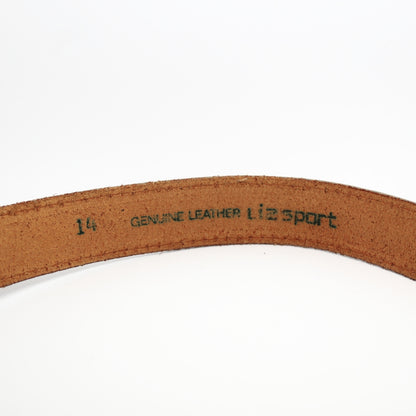 Vintage Tan Leather Belt