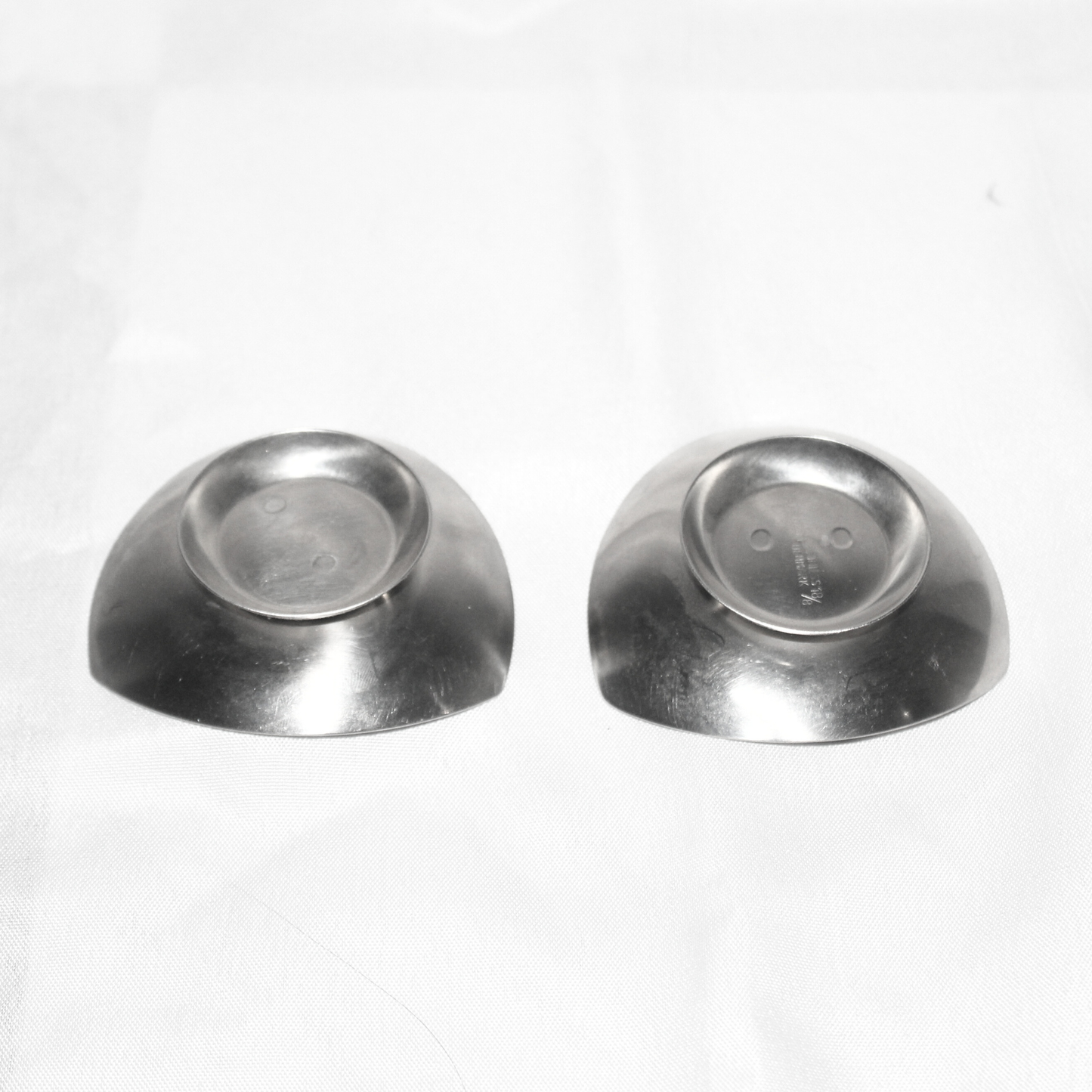 Danish Lundtofte Stainless Steel Candle Holders