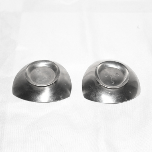 Danish Lundtofte Stainless Steel Candle Holders