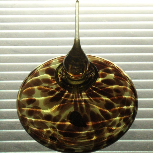 Tortoise Glass Vessel