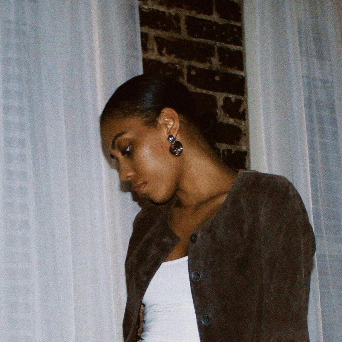 Silver Deco Wave Earrings