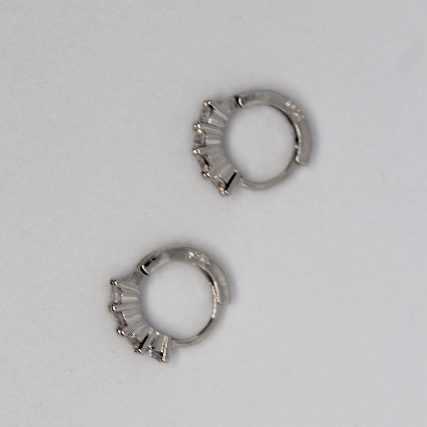 Silver Jillah Huggie Hoops